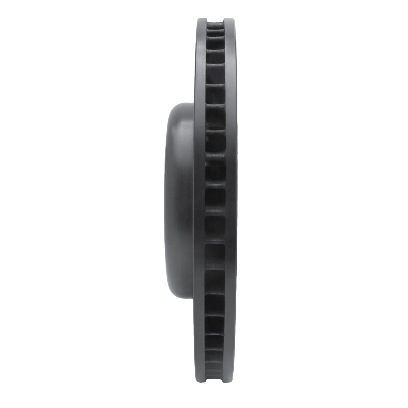 BMW 550I GT Brake Rotor (1) - Right Front - R1 Concepts - Drilled & Slotted - Black - `09-`17